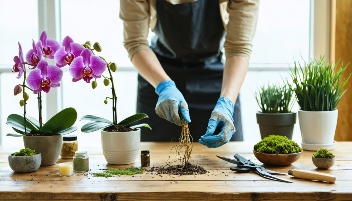 découvrez notre guide pratique pour rempoter correctement votre orchidée en suivant les étapes essentielles, afin d'assurer une croissance saine et florissante à votre plante.