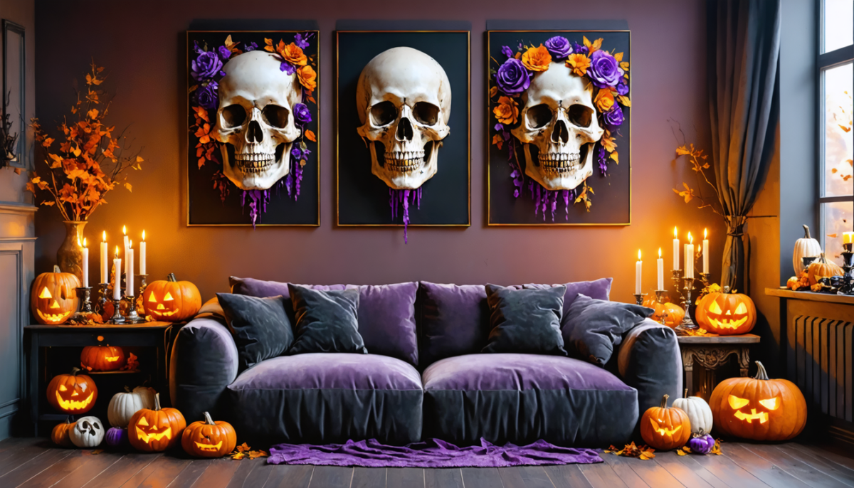 découvrez pourquoi les tableaux têtes de mort sont le choix parfait pour décorer votre maison à halloween et créer une ambiance originale et effrayante.