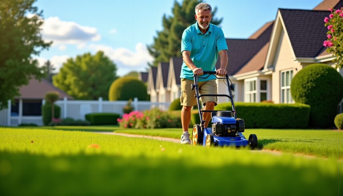 Heures recommandées pour tondre sa pelouse : règles à suivre et cadre légal