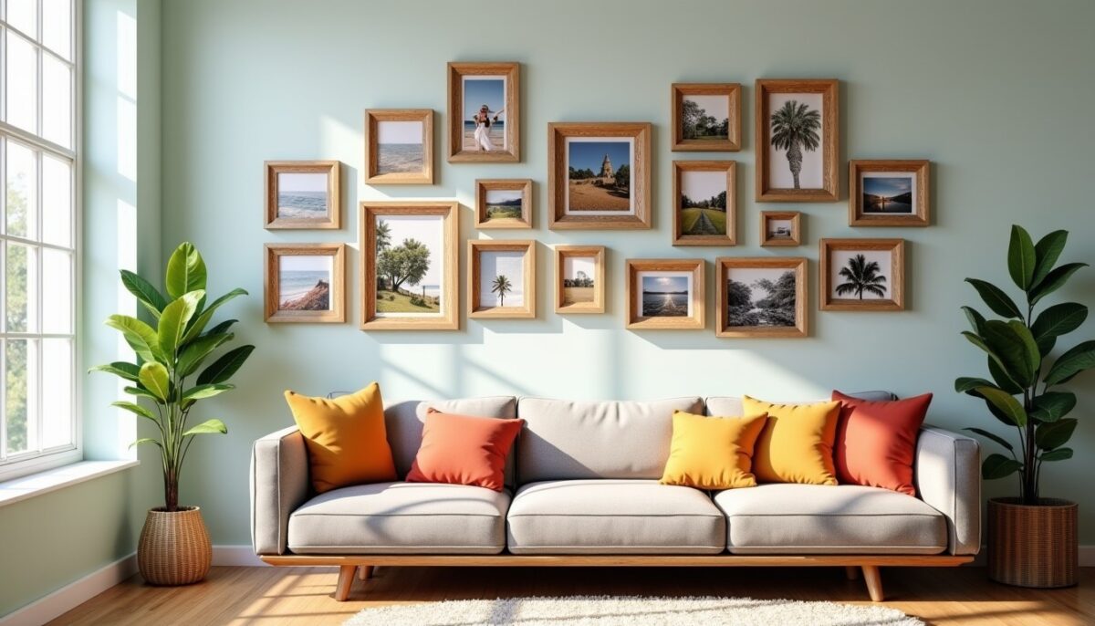 Sublimez votre intérieur : conseils pour décorer avec des cadres photo en bois