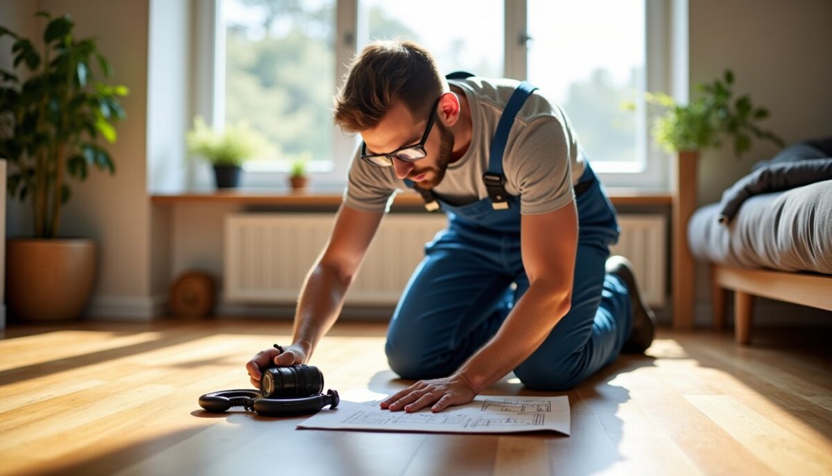 Fuite sur plancher chauffant : comment l’identifier et la réparer efficacement